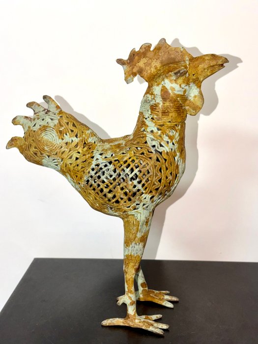 Coq du Bénin (Okpa) - Escultura - Benim