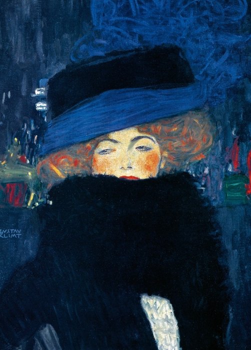 Gustav Klimt (1862-1918), after — Lady with Hat, 1909