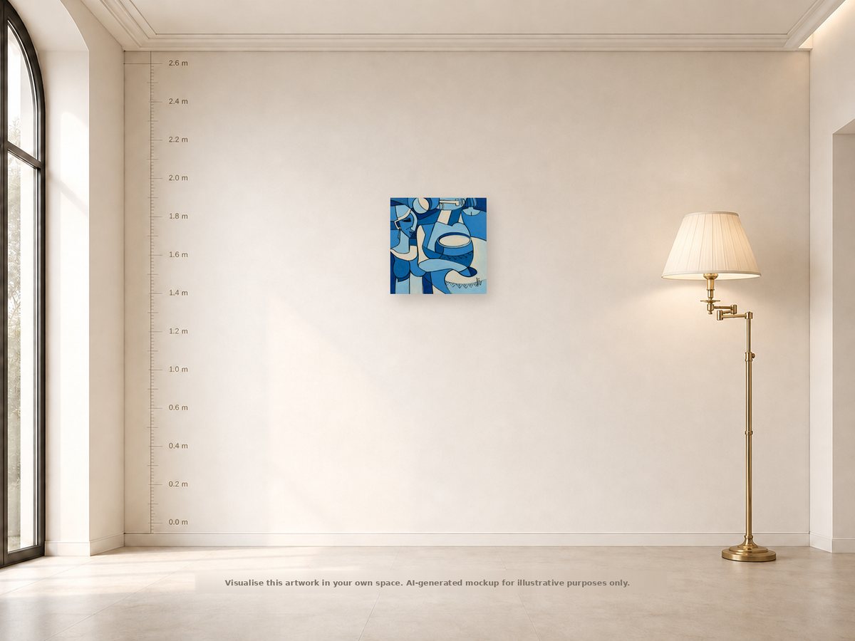 Shown on a wall