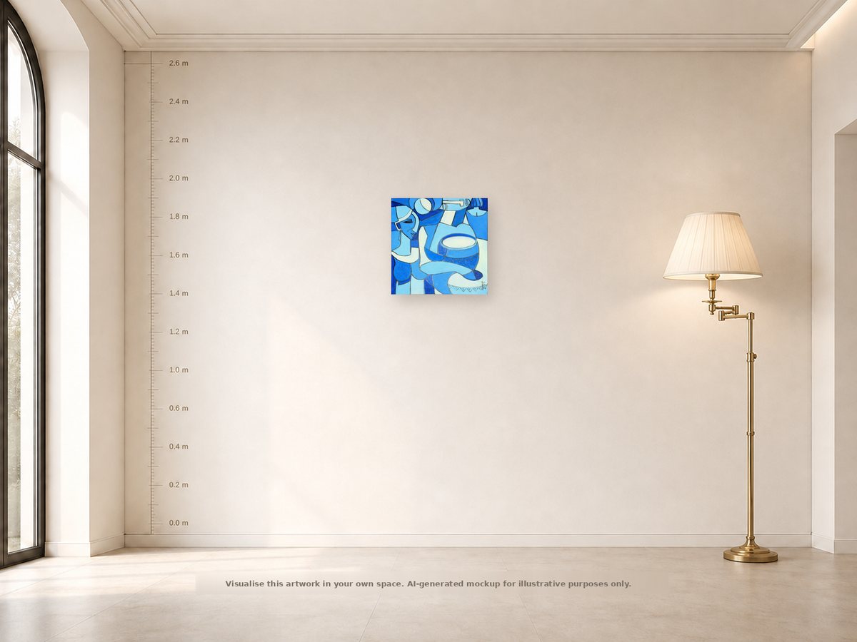 Shown on a wall