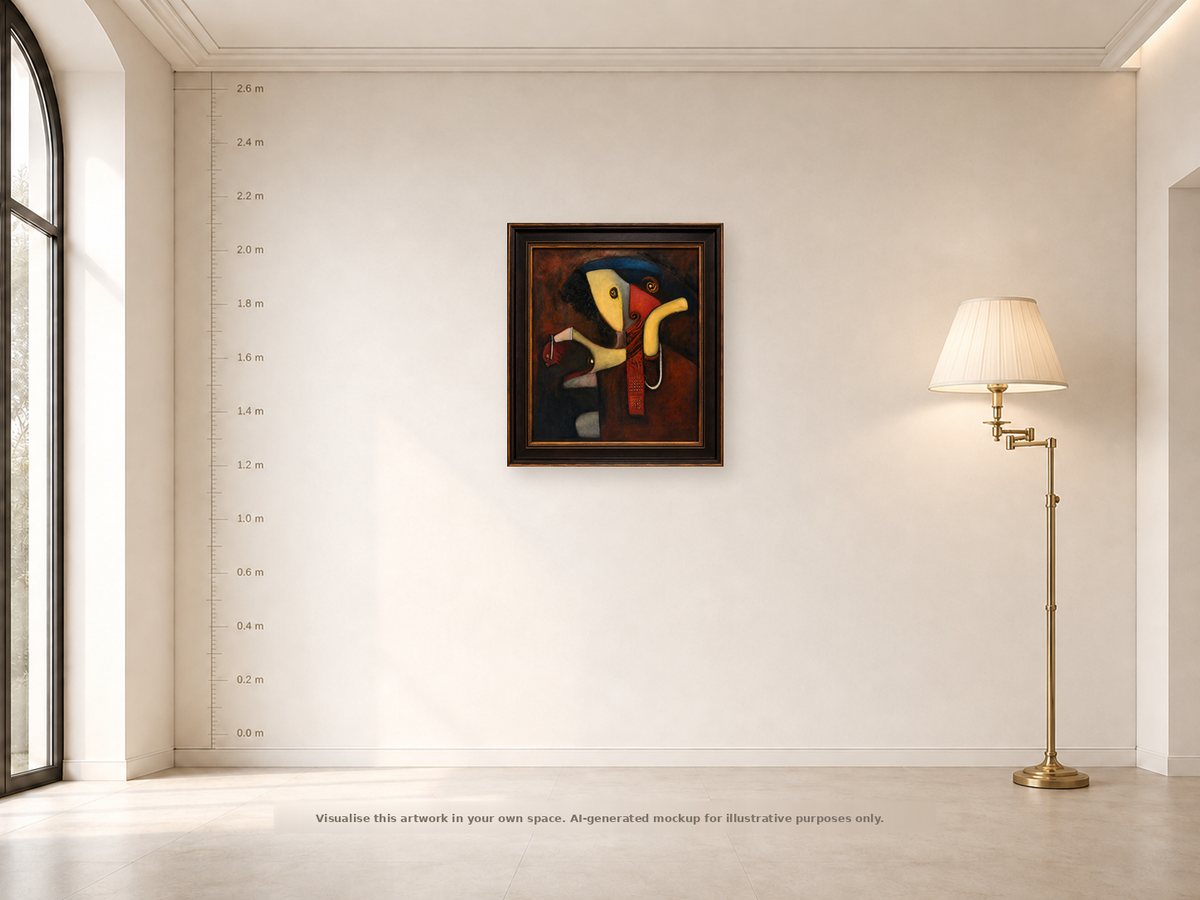 Shown on a wall