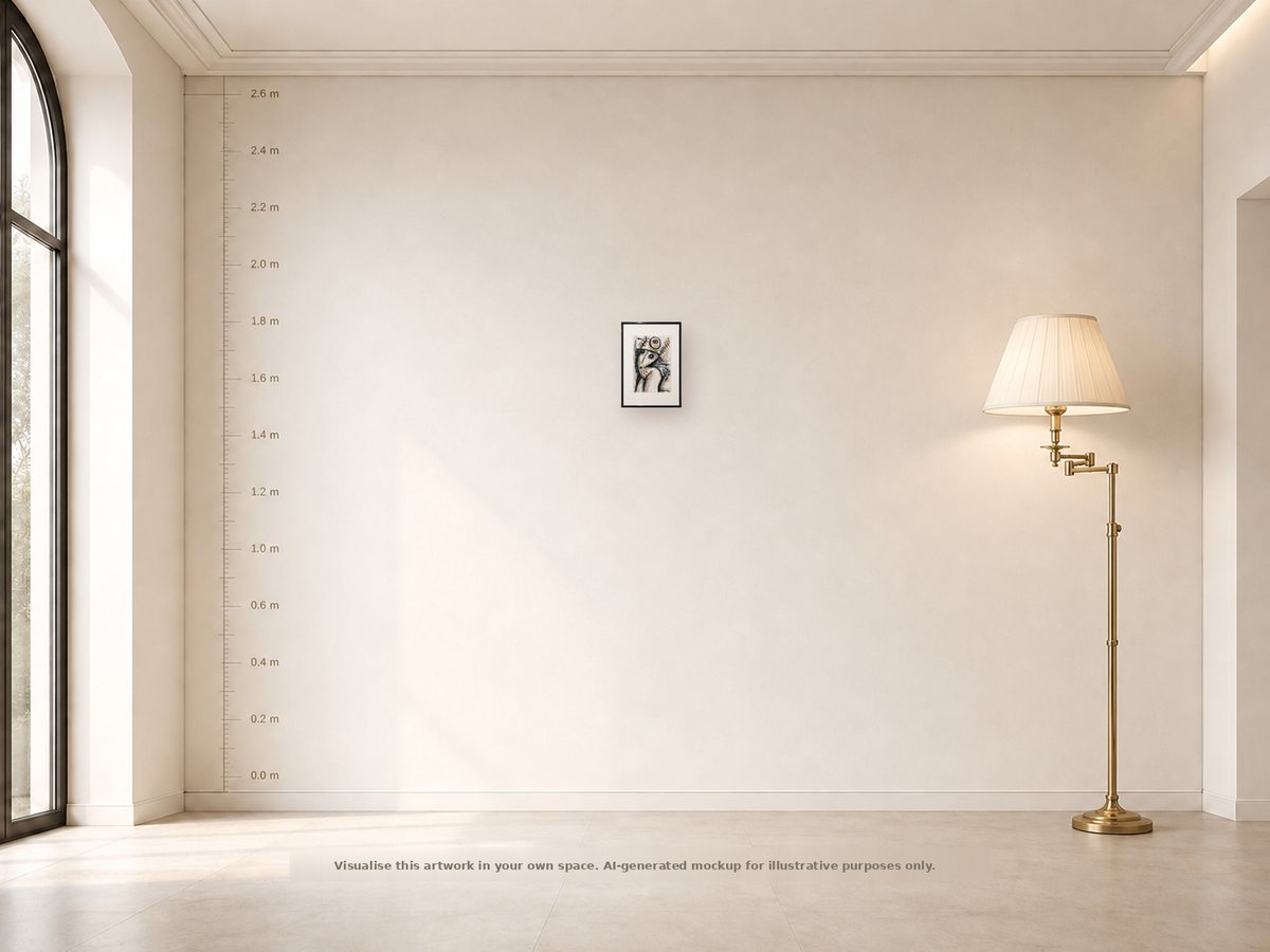 Shown on a wall