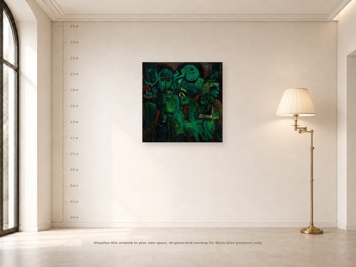 Shown on a wall