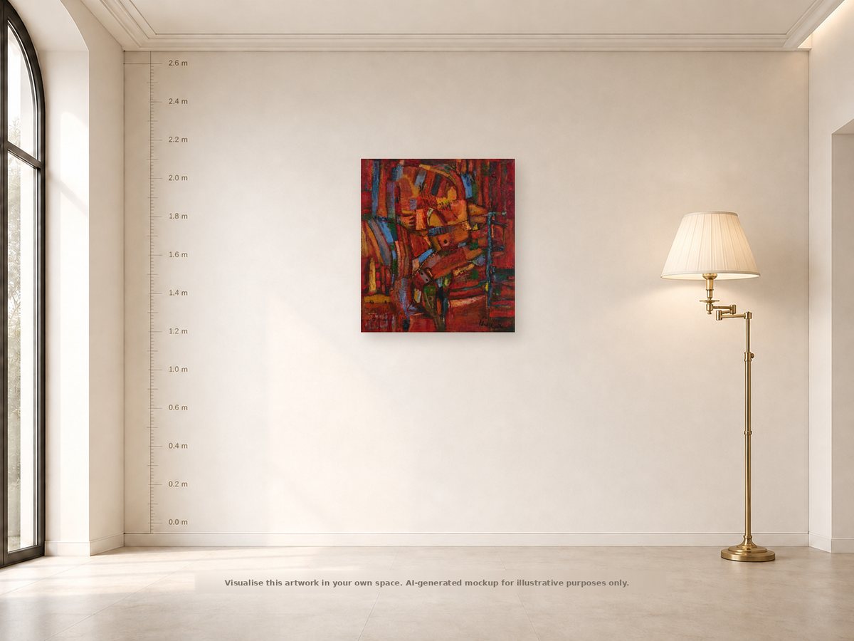 Shown on a wall