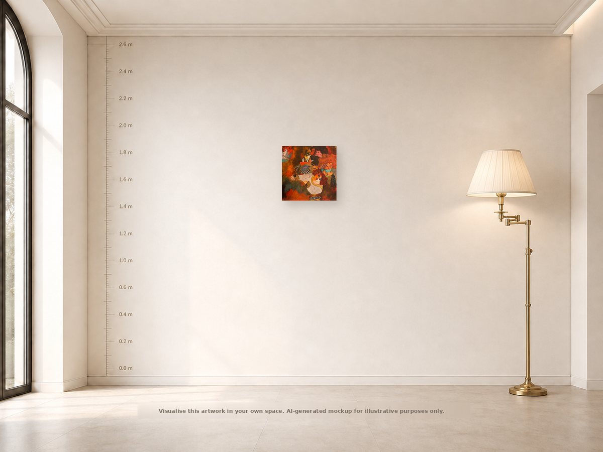 Shown on a wall